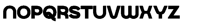 Exatron Black Font UPPERCASE