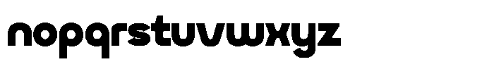 Exatron Black Font LOWERCASE