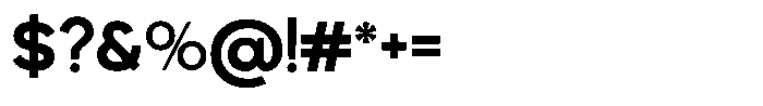 Exatron Bold Font OTHER CHARS