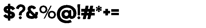 Exatron Extra Bold Font OTHER CHARS