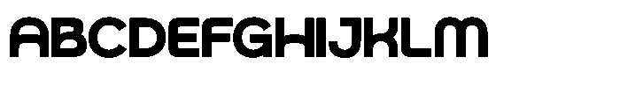 Exatron Extra Bold Font UPPERCASE