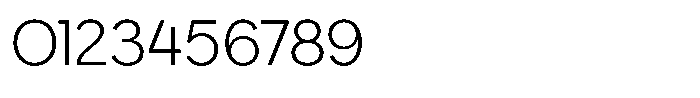 Exatron Extra Light Font OTHER CHARS