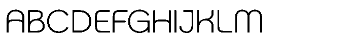 Exatron Extra Light Font UPPERCASE