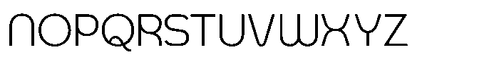 Exatron Extra Light Font UPPERCASE