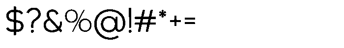 Exatron Light Font OTHER CHARS