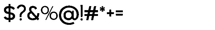 Exatron Medium Font OTHER CHARS