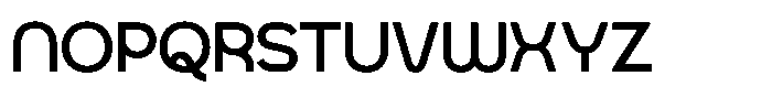 Exatron Medium Font UPPERCASE