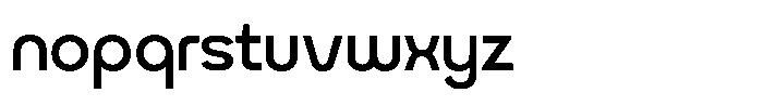 Exatron Medium Font LOWERCASE