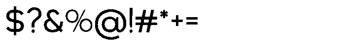 Exatron Regular Font OTHER CHARS