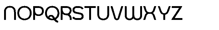 Exatron Regular Font UPPERCASE