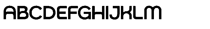 Exatron Semi Bold Font UPPERCASE