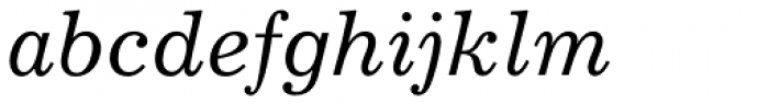 Excelsior Cyrillic Italic Font LOWERCASE