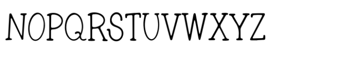 Excusez Moi Regular Font UPPERCASE