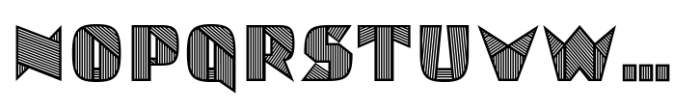 Executa Art Deco Font UPPERCASE