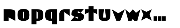 Executa Regular Font LOWERCASE