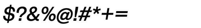 Exensa Grotesk Bold Italic Font OTHER CHARS