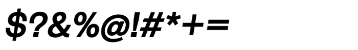 Exensa Grotesk Extra Bold Italic Font OTHER CHARS