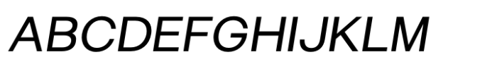 Exensa Grotesk Italic Font UPPERCASE