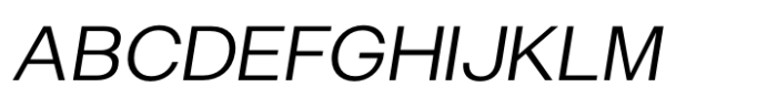 Exensa Grotesk Light Italic Font UPPERCASE