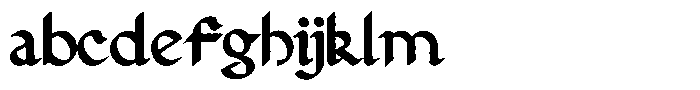 Exeter Minuscule Bold FONT