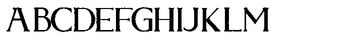 Exeter Minuscule Regular Font UPPERCASE