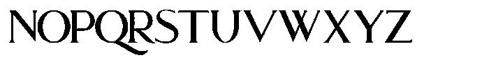 Exeter Minuscule Regular Font UPPERCASE