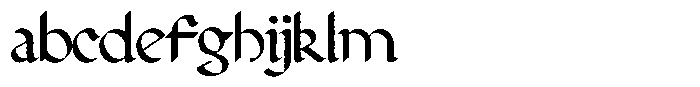 Exeter Minuscule Regular FONT
