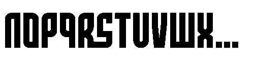 Exhotic Regular Font LOWERCASE