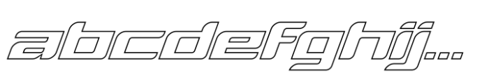 Exia Display Outline FONT