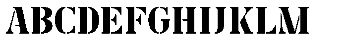 Exiger Regular Font UPPERCASE
