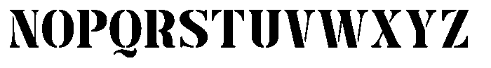 Exiger Regular Font UPPERCASE