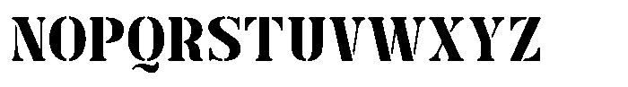 Exiger Regular Font LOWERCASE