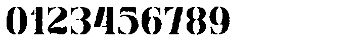Exiger Stamp Font OTHER CHARS