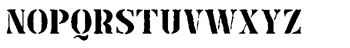 Exiger Stamp Font LOWERCASE