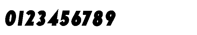 Existential Black Condensed Italic Font OTHER CHARS