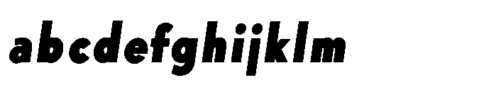 Existential Black Condensed Italic FONT