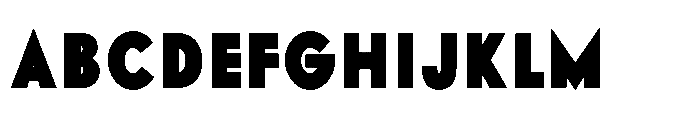 Existential Black Condensed Font UPPERCASE