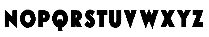 Existential Black Condensed Font UPPERCASE