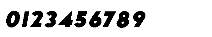 Existential Black Italic Font OTHER CHARS