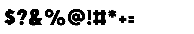 Existential Black Font OTHER CHARS