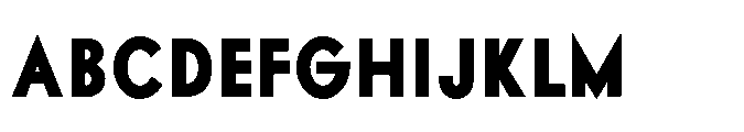 Existential Bold Condensed Font UPPERCASE