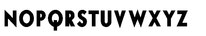 Existential Bold Condensed Font UPPERCASE