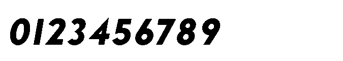 Existential Bold Italic Font OTHER CHARS
