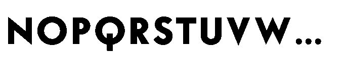 Existential Bold Font UPPERCASE