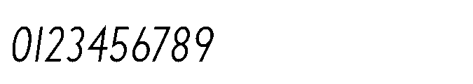 Existential Condensed Italic Font OTHER CHARS