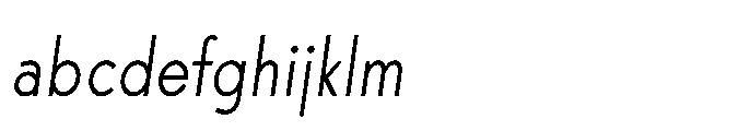 Existential Condensed Italic FONT