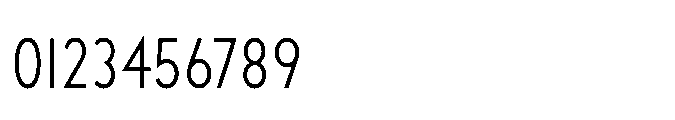 Existential Condensed Font OTHER CHARS