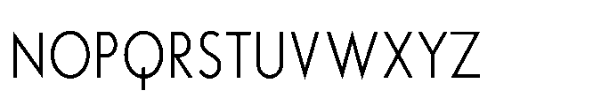 Existential Condensed Font UPPERCASE