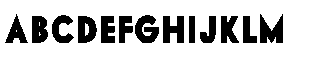 Existential Extra Bold Condensed Font UPPERCASE