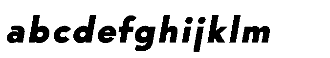 Existential Extra Bold Italic FONT